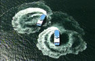 Austal ships aerial donuts